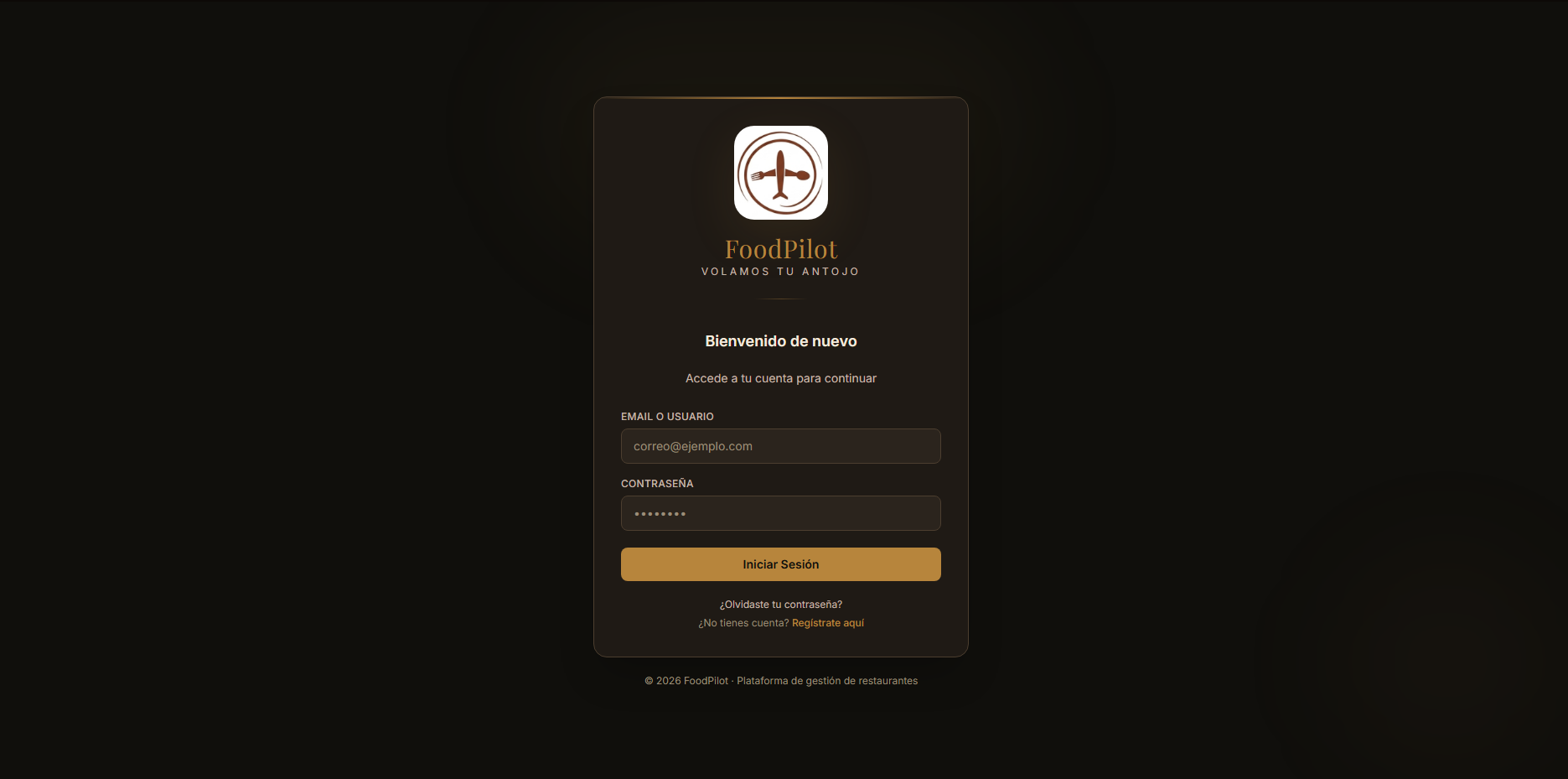 Captura de pantalla de FoodPilot